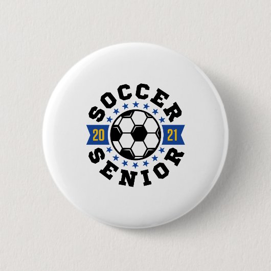 Soccer Senior 2021 Ronde Button 5,7 Cm (Voorkant)
