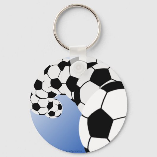 SOCCER SLEUTELHANGER Blue (Voorkant)