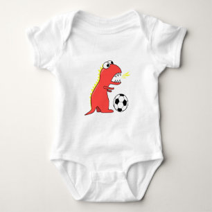 Soccer Spelling Dinosaur Romper