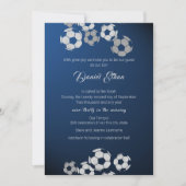 Soccer Sport Bar Mitzvah Invitation (Devant)