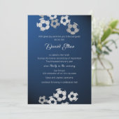 Soccer Sport Bar Mitzvah Invitation (Debout devant)