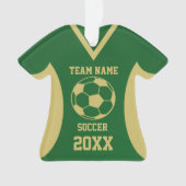 Soccer Sports Jersey Vert et or (devant)