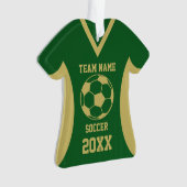 Soccer Sports Jersey Vert et or (devant)