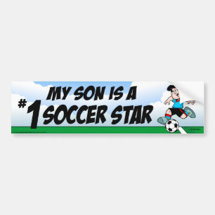 Soccer Star Bumpersticker