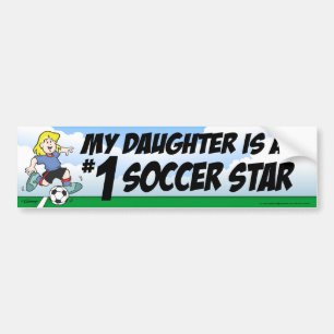 Soccer Star Bumpersticker