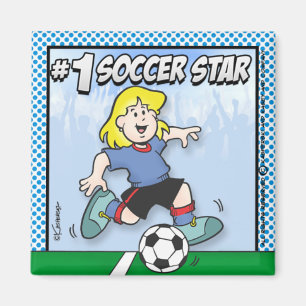 Soccer Star Magneet