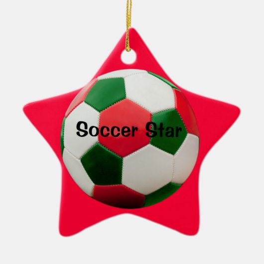 Soccer Star Ornament (Voorkant)