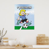 Soccer Star Poster (Keuken)