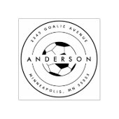 Soccer Star Rubberstempel (Afrduk)