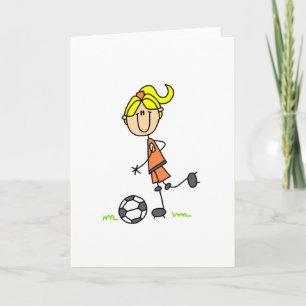 Soccer Stick Figuur Card Kaart