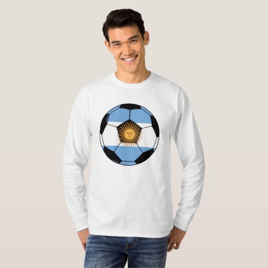 Soccer Team Argentina T-shirt (Voorkant volledig)