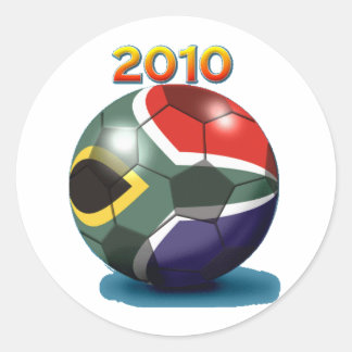 Soccer Team Gear Ronde Sticker