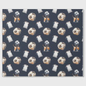 Soccer Thema Gift Wrap Cadeaupapier (Vlak)