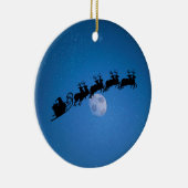 Soccer Theme kerstboomversiering Keramisch Ornament (Rechts)