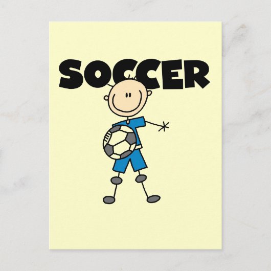 SOCCER Tshirts en cadeaus Briefkaart (Voorkant)