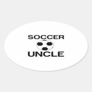 SOCCER UNCLE OVALE STICKER