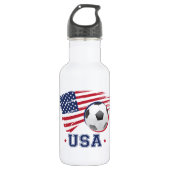 Soccer USA Waterfles (Voorkant)