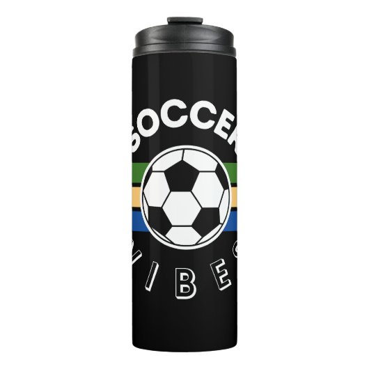 Soccer Vibes Thermosbeker (Voorkant)
