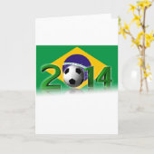 Soccer World Cup 2014 Kaart (Gele Bloem)