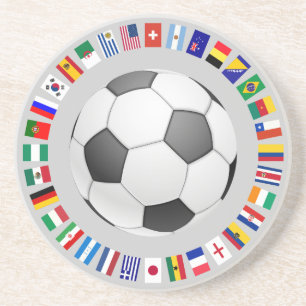 SOCCER ZANDSTEEN ONDERZETTER