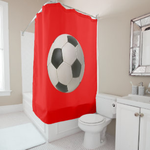 Soccerball Douchegordijn