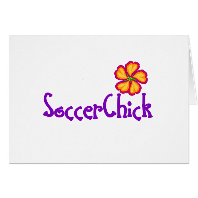 SoccerChick FlowerDark (Devant horizontal)