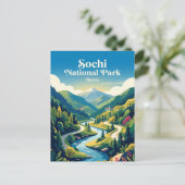 Sochi Nationaal Park Rusland Briefkaart (Staand voorkant)