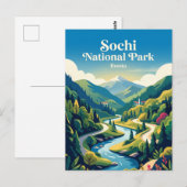Sochi Nationaal Park Rusland Briefkaart (Voorkant / Achterkant)