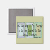 Sociaal Arbeider (Mahandas Gandhi Quote) Magneet (Voorkant / Achterkant)