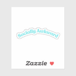 Sociaal Awkward Sticker