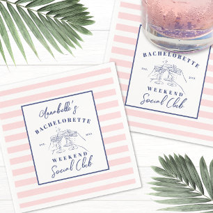 Sociaal Club Preppy Meisjesuitje Servet