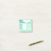 Sociaal Media Volgers Tracker Post-It® Notities Notes (Op bureau)