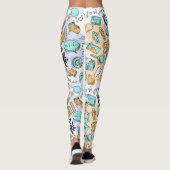 Sociaal mediatroon leggings (Achterkant)