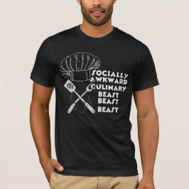 Sociaal onhandig Culinair Beest Funny Cook chef-ko T-shirt
