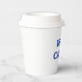 Sociaal sarcastisch ideaal nerdy design papieren bekers (Rechts)