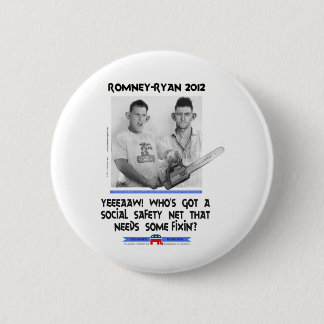 sociaal vangnet ryan romney tshirt .jpg ronde button 5,7 cm