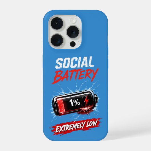 Social Battery Extremely Low – Funny Introvert  (Verso)