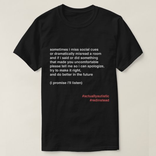 Social Cues et. al. T-shirt (Design voorkant)