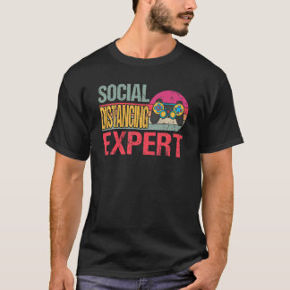 Social Distancing Expert Gaming Video Game T-shirt