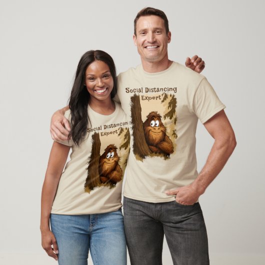 Social Distancing Expert Sasquatch T-shirt (Unisex)