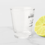 Social distancing nieuwheid borrelglas shot glas (Links)