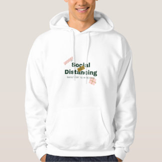 Social Distancing Père Noël Sweat - shirt à capuch