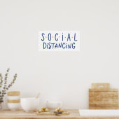 Social Distancing Poster (Keuken)