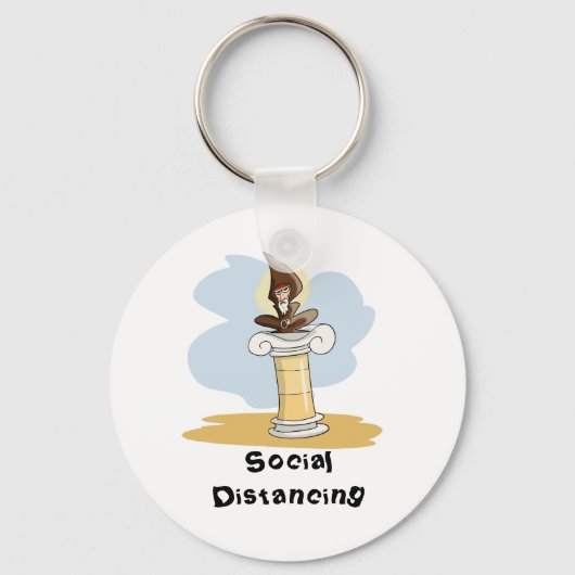 Social Distancing Sleutelhanger (Voorkant)