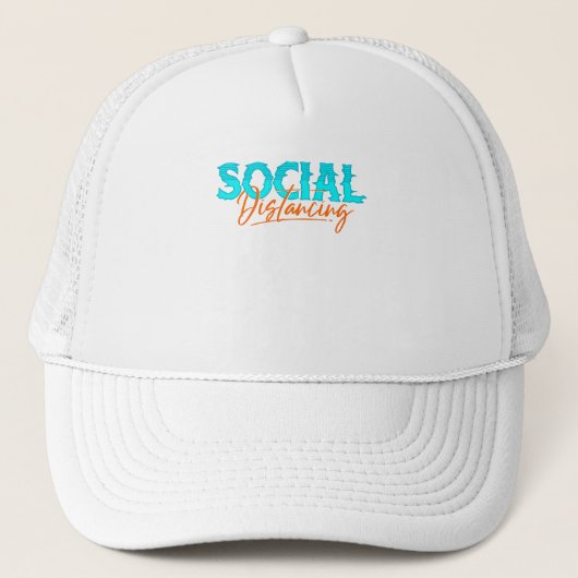Social Distancing Trucker Pet (Voorkant)