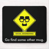 Social Engineering Mousepad Muismat (Voorkant)