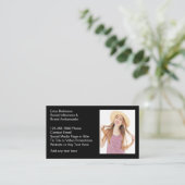 Social Influencer Marque Ambassadeur Cartes de vis (Debout devant)