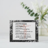 Social Justice Crucifix Briefkaart (Staand voorkant)