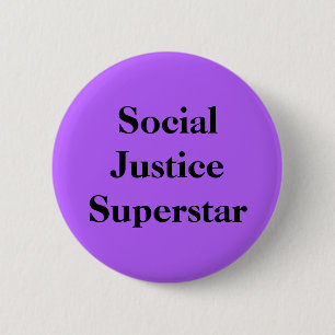 Social Justice Superstar Ronde Button 5,7 Cm