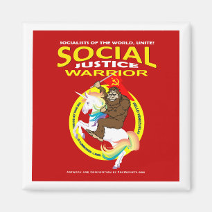 Social Justice Warrior Magneet